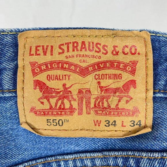 Levi's Men's 550 '92 Mid Rise Relaxed Fit Cotton Denim Jeans - Picture 14 of 16